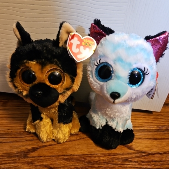 Ty Other - NWT Lot Of 2 TY Beanie Boos (Atlas & Spirit) 6"